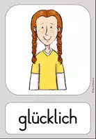 anteprima - Flashcard - Gefühle - Bildkarten Tafelmaterial - DaZ DaF Sprachförderung (Flashcards sulle emozioni) - Pagina 2