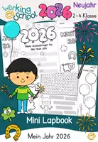 Vorschau - Arbeitsblätter - Mein Jahr 2026 | Lapbook Neujahr | Reflexion & Vorsätze - Deckblatt