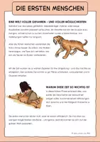 Vorschau - Arbeitsblätter - Steinzeit & Erste Menschen Sachtexte und Arbeitsblatt - Seite 3
