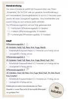 anteprima - Esercizi - Körperteile - Körper Kreuzworträtsel 3-fach differenziert - DaZ DaF (Cruciverba sulle parti del corpo) - Pagina 1