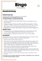 anteprima - Materiale di supporto/inclusione - Körperteile - Körper Bingo 3-fach differenziert - DaZ DaF Sprachförderung (Bingo sulle parti del corpo) - Pagina 2
