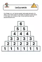 Vorschau - Arbeitsblätter - Laufpyramide Ausdauer - Seite 1