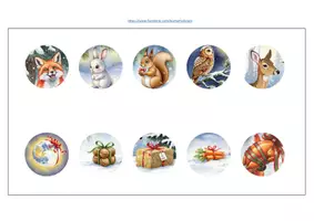 Aperçu - Jeux - Jouer avec la comptine "Noël en Forêt" - Page 2