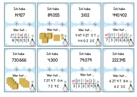 Vorschau - Spiele - Zahlen bis 1.000.000 (Lesespiel) - Seite 2