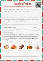 Vorschau - Interaktives Material - Noël en France - Compréhension orale et visuelle - Deckblatt