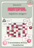 Vorschau - Spiele - Brettspiel - Adjektive steigern - Deckblatt
