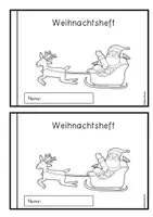 Vorschau - Arbeitsblätter - Weihnachtsheft- Klasse 1 - Seite 1
