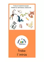 Vista previa - Tarjetas / Manipulativos - Troba l'intrús - página 3
