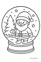 Vorschau - Arbeitsblätter - Weihnachtskugel Ausmalbilder - Seite 2