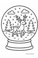 Vorschau - Arbeitsblätter - Weihnachtskugel Ausmalbilder - Seite 3
