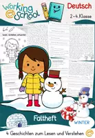 Vorschau - Arbeitsblätter - Leseverstehen | Winter - Deckblatt