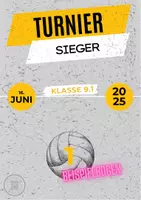 Vorschau - Poster - Urkunden für Volleyballturniere (2025,2026,2027 & 2028) - Deckblatt