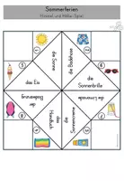 anteprima - Esercizi - Sommerferien - Sommer Himmel und Hölle Spiel - DaZ DaF (Gioco: Inferno-Paradiso sulle vacanze estive) - Pagina 3