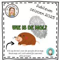 Voorbeeld - Wie is de mol - volledige jubileum seizoen - groeiend document - Voorblad