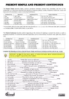 Vista previa - Hojas de trabajo - PRESENT SIMPLE & PRESENT CONTINUOUS – Verbs DO, PLAY & GO - página 1