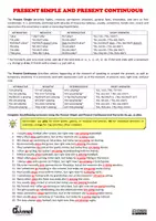 Vista previa - Hojas de trabajo - PRESENT SIMPLE & PRESENT CONTINUOUS – Verbs DO, PLAY & GO - página 2