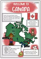Vorschau - Arbeitsblätter - Canada | Informationsposter | Tafelkarten | Wortschatz - Seite 2