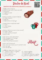 Vorschau - Arbeitsblätter - Bûche de Noël - compréhension audiovisuelle - Deckblatt
