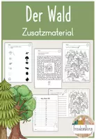 Vorschau - Arbeitsblätter - Wald - Zusatzmaterial - Deckblatt