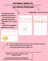 Vista previa - Refuerzo / NEE / Materiales de apoyo - Les meves emocions😊😞😡😳 - Portada