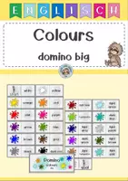 Vorschau - Fördermaterial/Inklusion - Domino colours big - Deckblatt