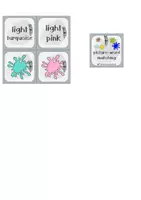 Vorschau - Fördermaterial/Inklusion - picture-word matching colours big - Bild-Wort-Zuordnung - Seite 3