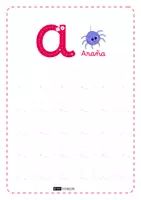 Vista previa - Hojas de trabajo - Aprende a escribir las vocales (Minúsculas). - Portada