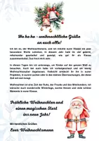 Vorschau - Anderer Materialtyp - Brief vom Weihnachtsmann für eine Schulklasse - Seite 1