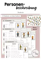 Vorschau - Arbeitsblätter - Personenbeschreibung Steckbriefe - Deckblatt