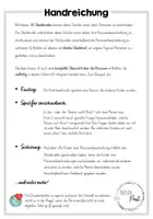 Vorschau - Arbeitsblätter - Personenbeschreibung Steckbriefe - Seite 1