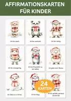Vorschau - Fördermaterial/Inklusion - Affirmationskarten für Kinder - Weihnachten. Weihnachts-Affirmationen für Kinder – Positive Sprüche, Motivation, Selbstbewusstsein, Achtsamkeit & Winter-Klassenzimmer. - Deckblatt