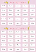 Vorschau - Spiele - Blitzlesen-(Bingo) für die 2.Klasse - Seite 2
