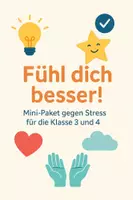 Vorschau - Unterrichtsreihen - Fühl dich besser! Mini Paket gegen Stress - Deckblatt