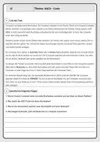 Vorschau - Arbeitsblätter - ASCII - Code Einfrührung + Übungsaufgaben - Deckblatt