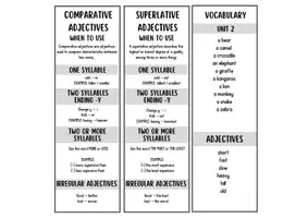 Vista previa - Hojas de trabajo - English Grammar Keychain 5TH grade (Llavero Gramática Inglés) - página 3