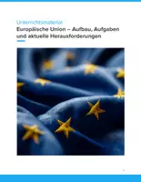 Vorschau - Unterrichtsreihen - Europäische Union – Aufbau, Aufgaben und aktuelle Herausforderungen | Unterrichtsmaterial Politik SEK II - Deckblatt