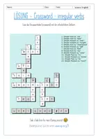 Vorschau - Arbeitsblätter - Crossword - irregular verbs (Englisch) ab Klasse 5 - Seite 2