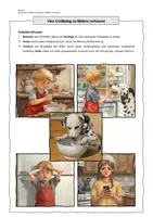 Vorschau - Arbeitsblätter - Spannend erzählen - Schreibanlässe - Bildergeschichte "Tierischer Küchenunfall" (Deutsch, Klasse 5-7) - Seite 3