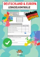 Vorschau - Klassenarbeiten - Deutschland & Europa (Klassenarbeit / Lernzielkontrolle) - Deckblatt