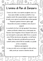 anteprima - Esercizi - L'omino di pan di zenzero - storia, lapbook e schede didattiche - Pagina 2