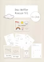Vorschau - Arbeitsblätter - Materialpaket, Das Wetter und die Luft, 1./2. Klasse - Seite 1
