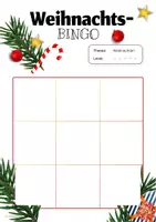 Vorschau - Arbeitsblätter - Weihnachts-Bingo Vorlagen und Beispiele (free) 2025 - Seite 2