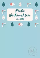 Vorschau - Mal- und Bastelvorlagen - Frohe Weihnachten in Gebärdensprache - Weihnachtskarten - Deckblatt