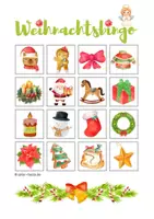 Vorschau - Spiele - Weihnachtsbingo mit 30 unterschiedlichen Bingokarten - Seite 3