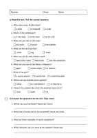 Vorschau - Arbeitsblätter - This is my school: Reading and Vocabulary (English) - Seite 3