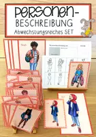 Vorschau - Anderer Materialtyp - Personenbeschreibung Abwechslungsreiches SET - Deckblatt