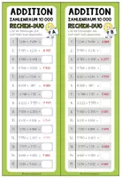 Vorschau - Aufgabenkarten - ADDITION (Zahlenraum 10 000) - 3 Rechen-Duos - Seite 3