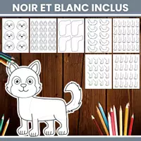 Aperçu - Affichage - Husky Arctique Bricolage Animaux d’Hiver - Page 3