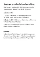 Vorschau - Poster - Tischtennis. Bewegungsreihe zum Schupfaufschlag. Poster - Seite 1