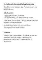 Vorschau - Poster - Tischtennis. Technikkarte Vorhand-Schupfaufschlag. Poster - Seite 1
